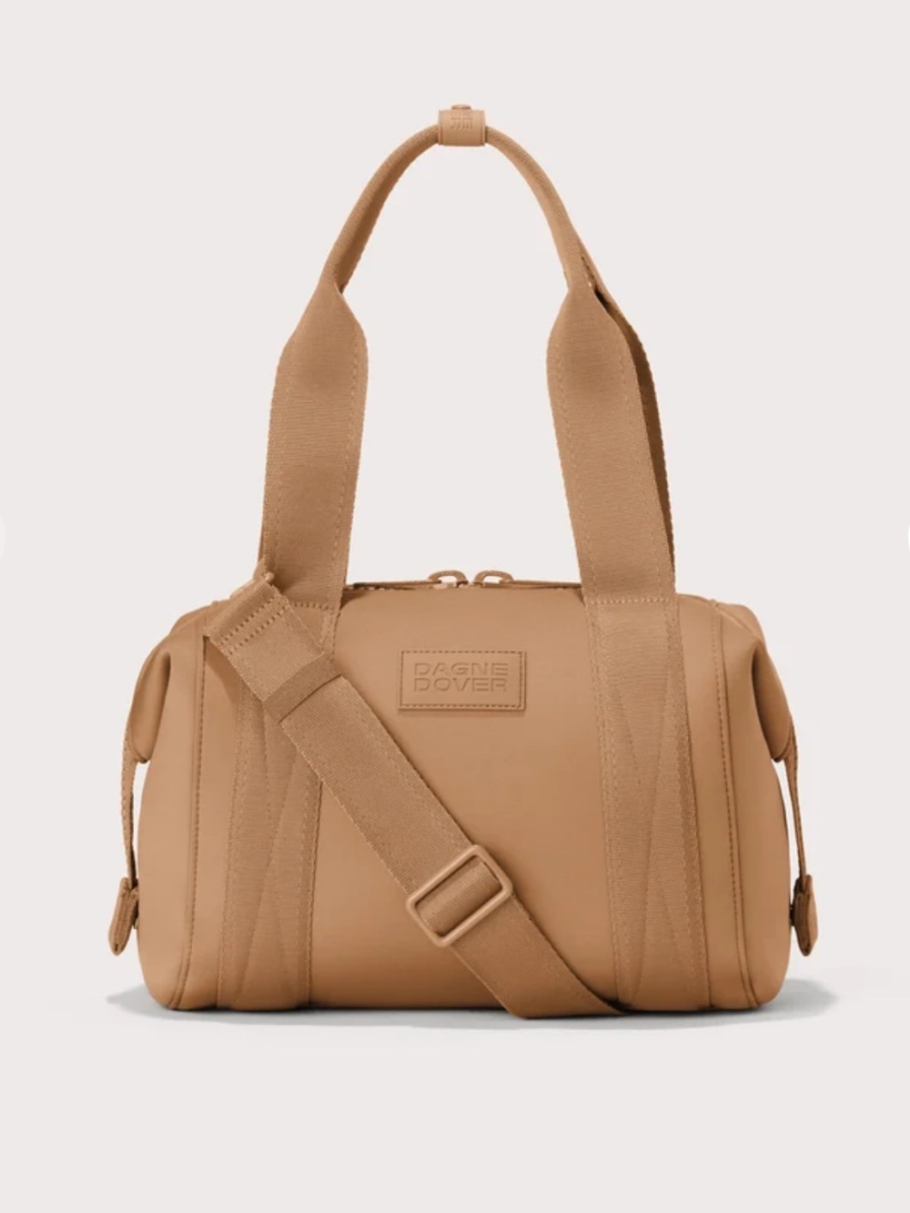 NWOT✨ Dagne Dover Landon Neoprene Carryall Bag Camel